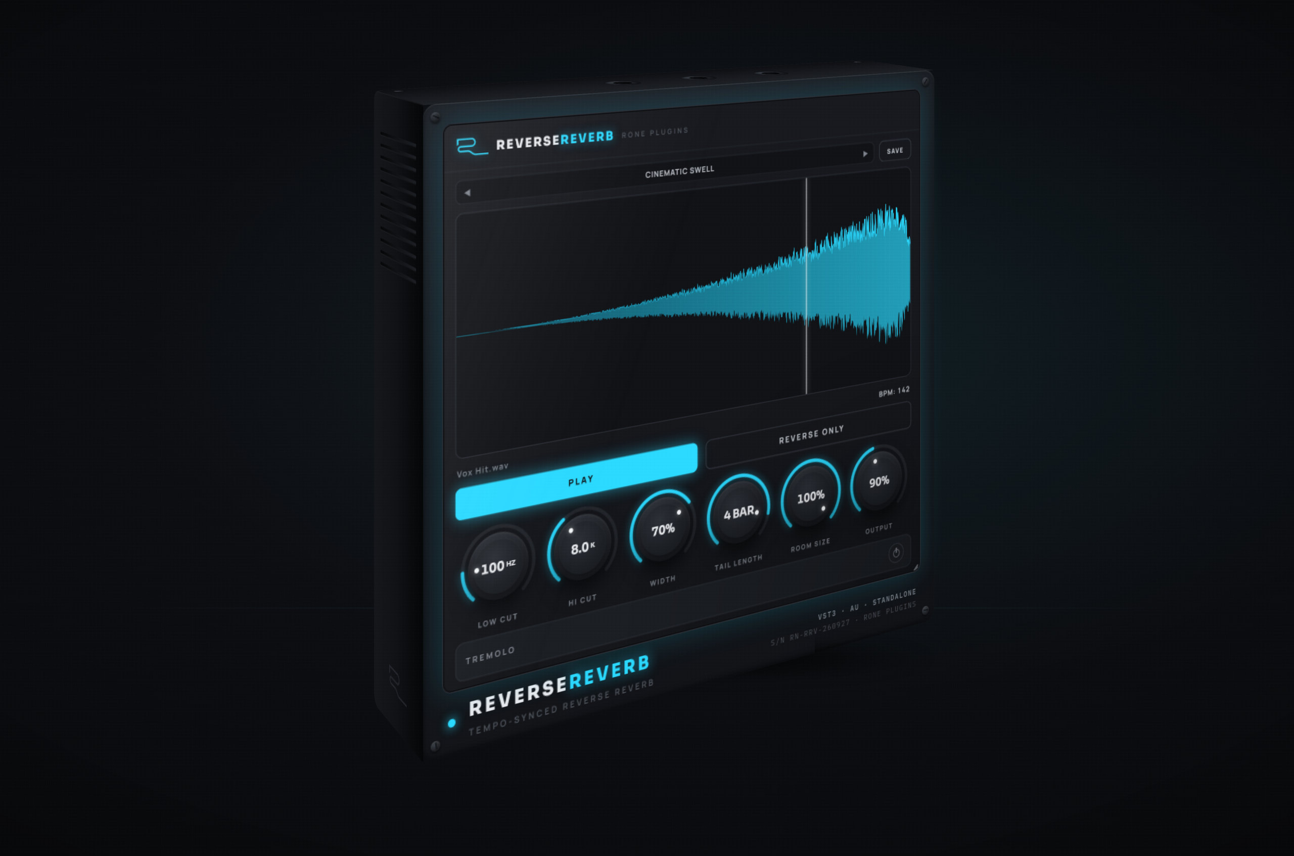 RONE Reverse Reverb as a hardware unit