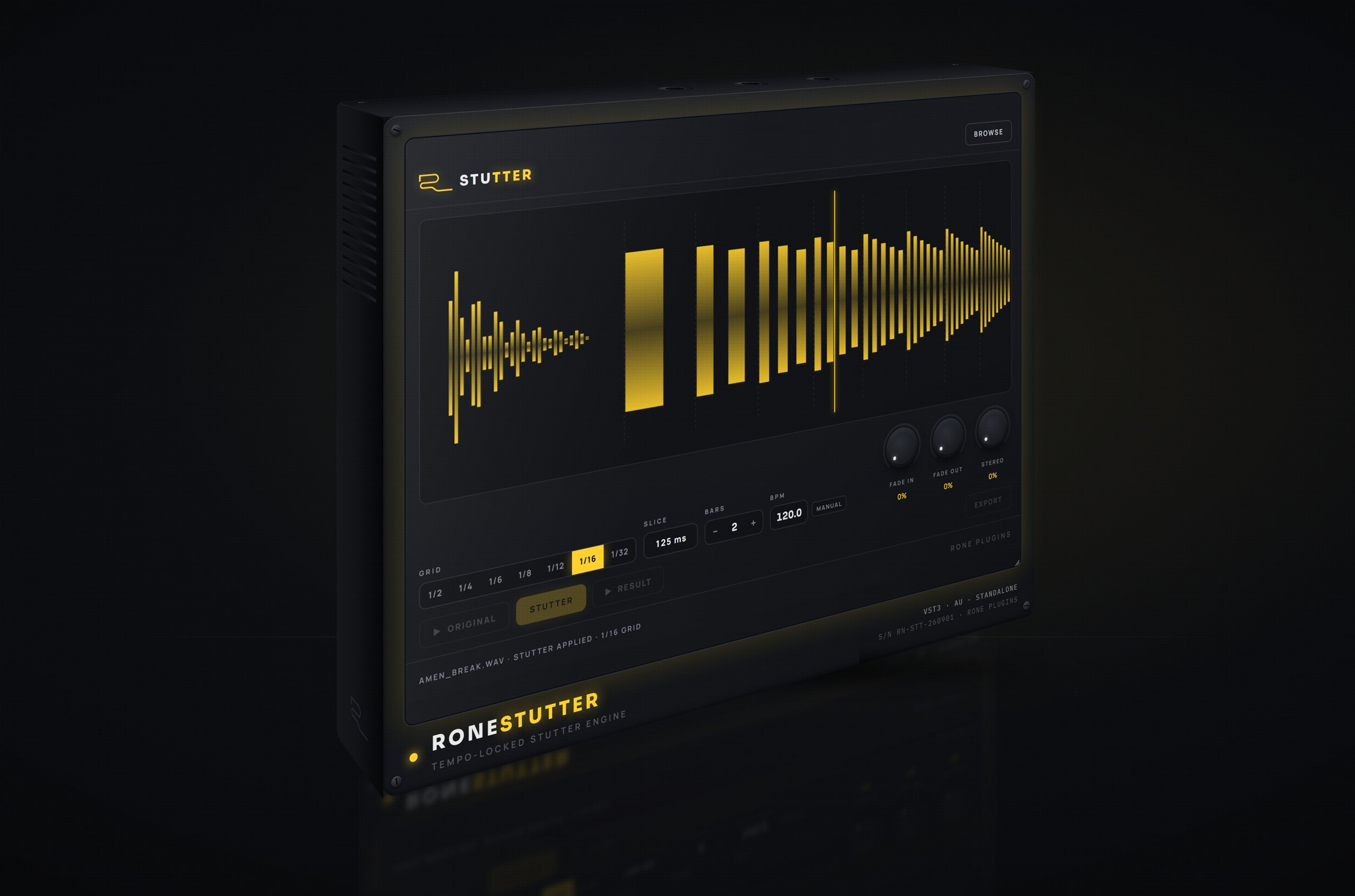 RONE Stutter as a hardware unit