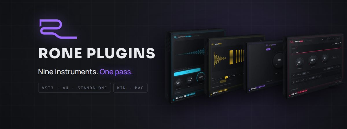RONE Plugins — nine instruments, one pass